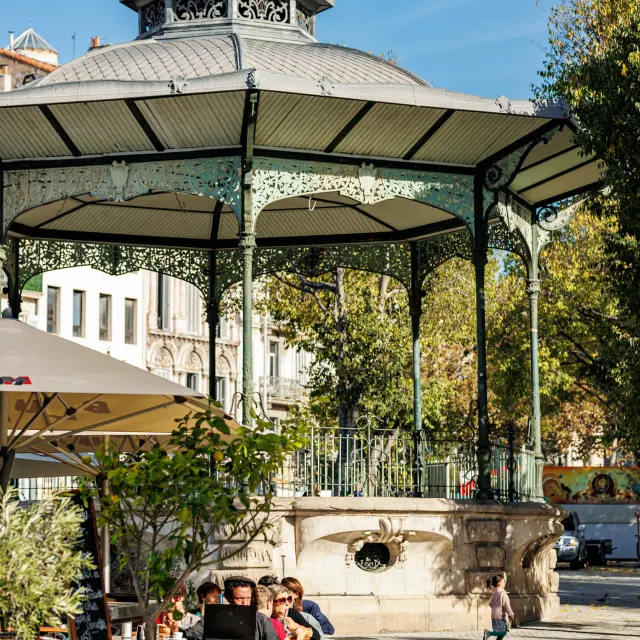 Les réformés, kiosque à musique