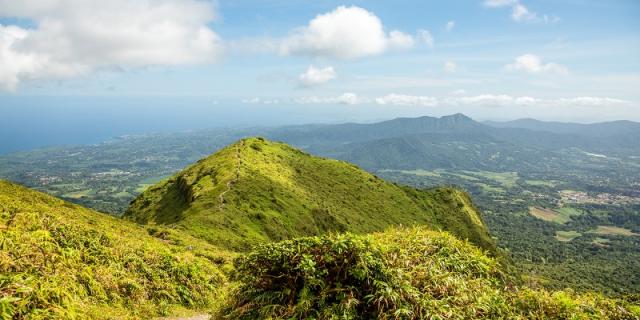 Montagne Pelée Volcan Point de vue Morne-Rouge Martinique