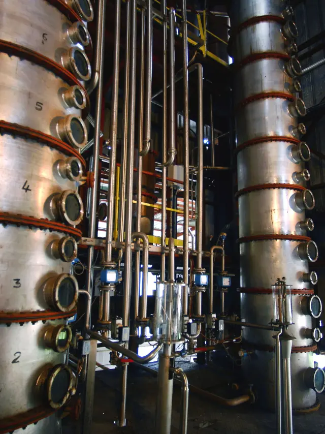 Distillation columns Maison La Mauny Rivière-Pilote Martinique