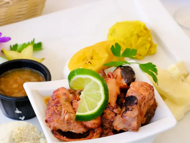 Fricassee of Chatrou Le Bambou Morne-Rouge Martinique