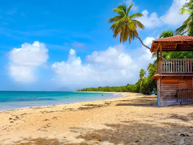 Plage des Salines Surveillance station Sainte-Anne Martinique