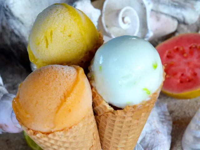 Ziouka Ice Cream Cones Carbet Martinique