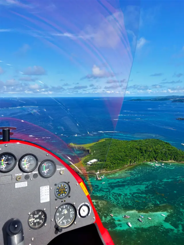 Aerodream Autogire Ilet Thierry Baignoire de Joséphine François Martinique