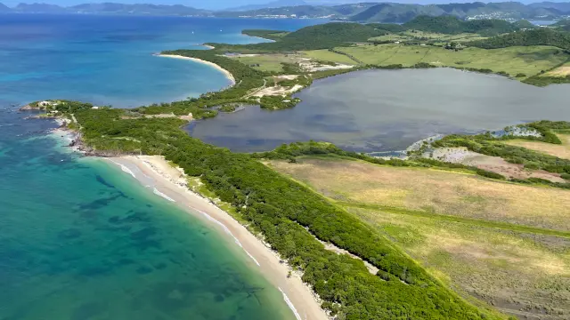 Plage des Salines Étang des Salines Sainte-Anne Aerodream Lamentin Martinique