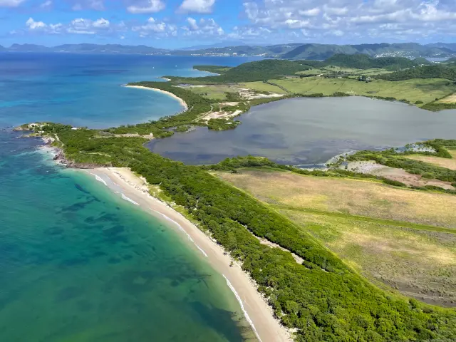 Plage des Salines Étang des Salines Sainte-Anne Aerodream Lamentin Martinique