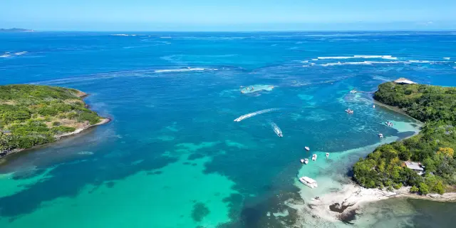 Baignoire de Joséphine Fonds blancs Ilet Thierry François Martinique
