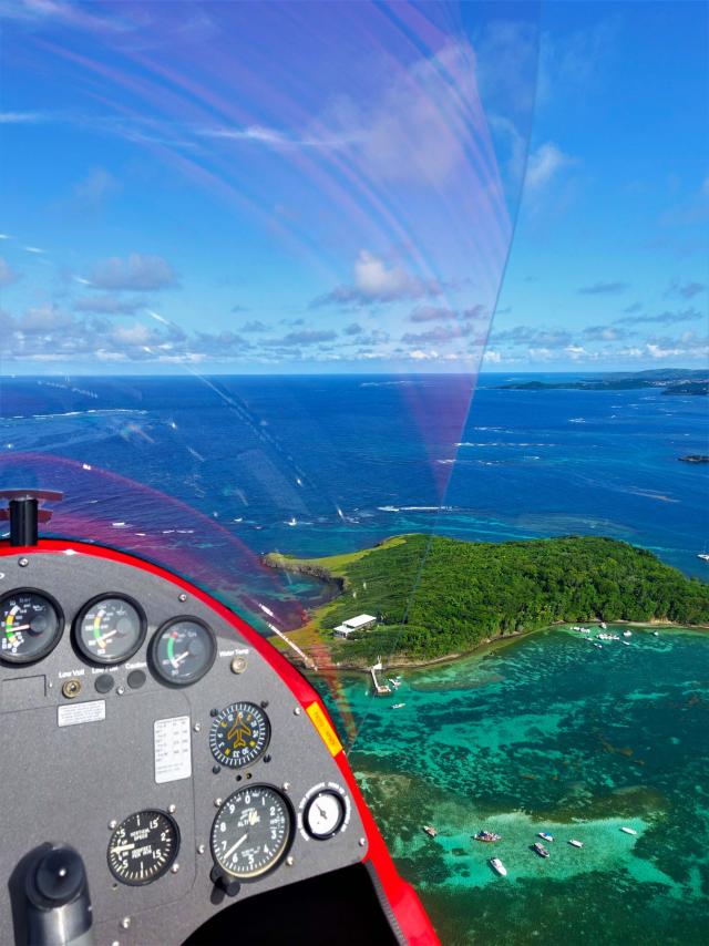 Aerodream Autogire Ilet Thierry Baignoire de Joséphine François Martinique