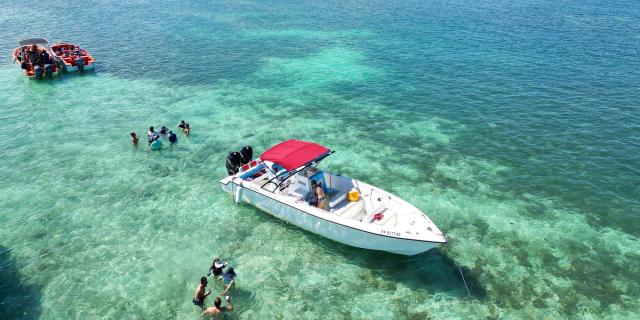 Baignoire de Joséphine Fond blancs Bateau Denis excursions François Martinique