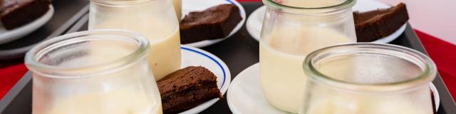 Blanc manger coco Fondant au chocolat Catamaran Kokoumdo Trois-îlets Martinique