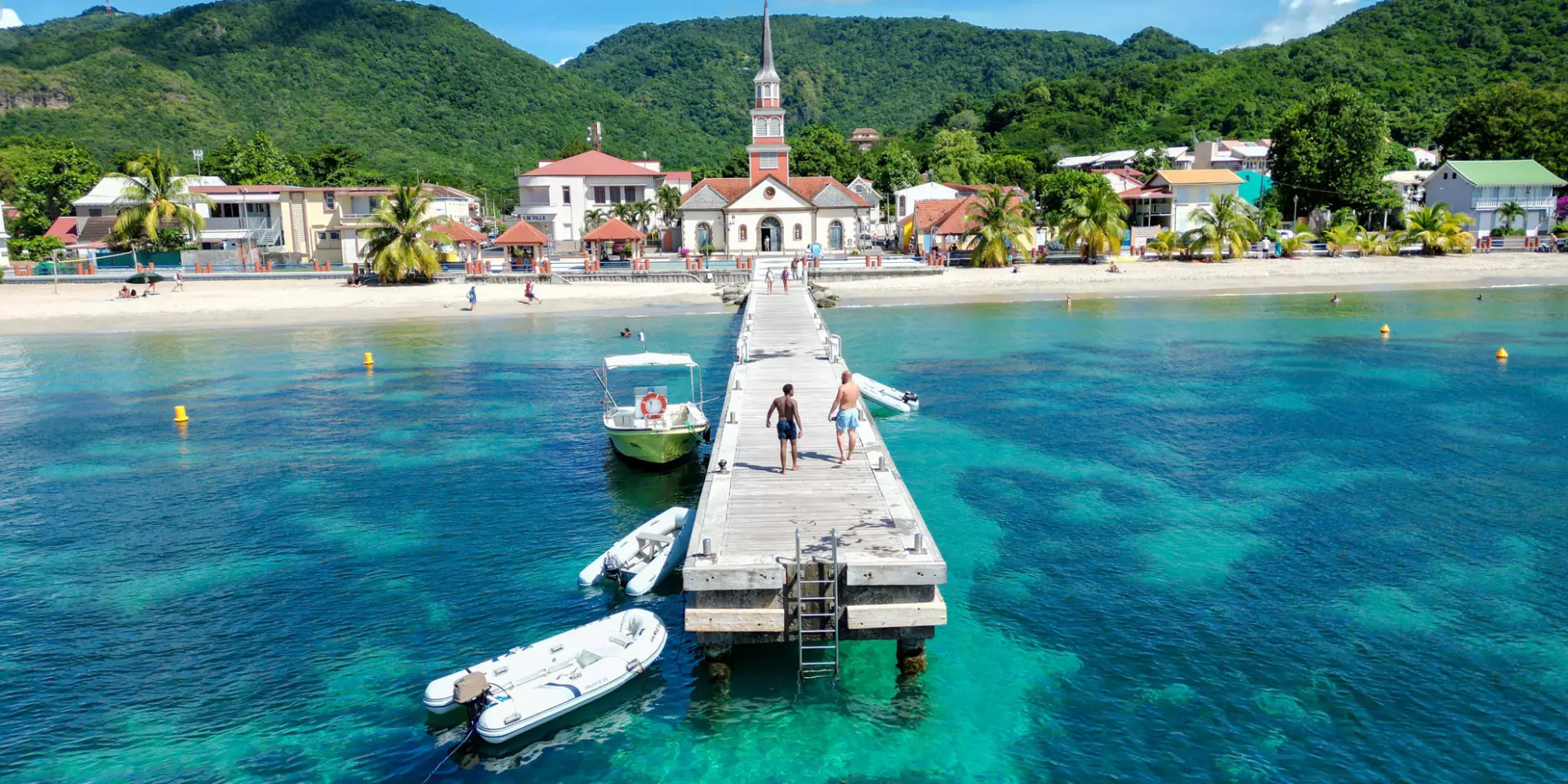 Anses d'Arlet Church Pontoon Martinique