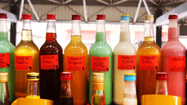 Punch Marché Fort-de france Martinique