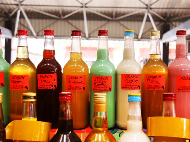 Punch Marché Fort-de france Martinique