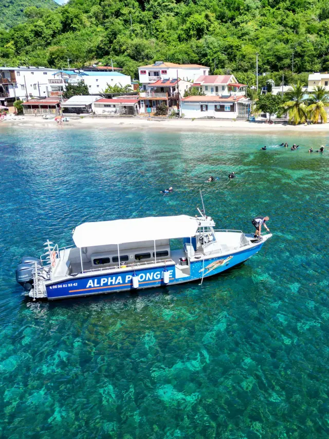 Boat Alpha diving Anses-d'Arlet Martinique