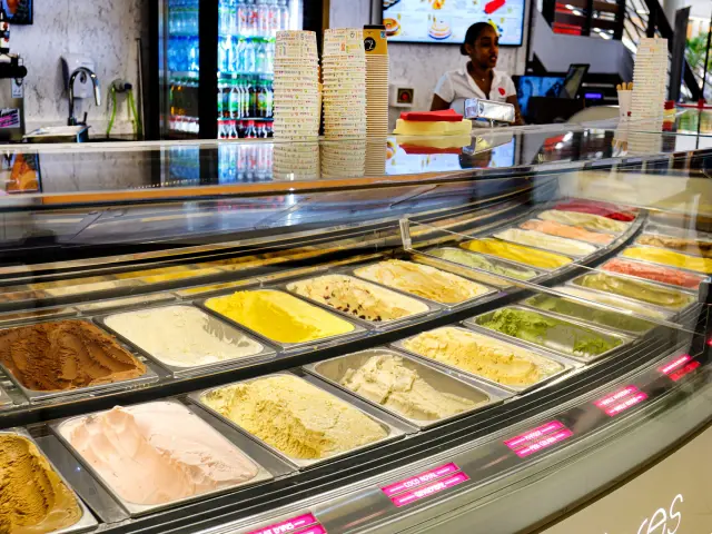 Stand Aeroport Excellence ice cream Lamentin Martinique