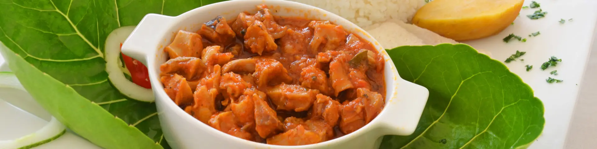 Fricassee of lambi Le Bambou Morne-rouge Martinique