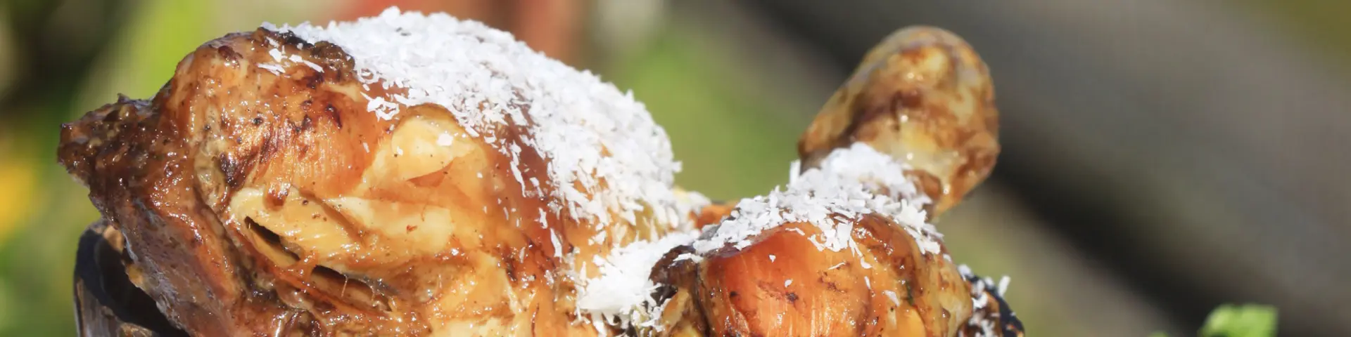 Coconut chicken Le Bambou Morne-rouge Martinique