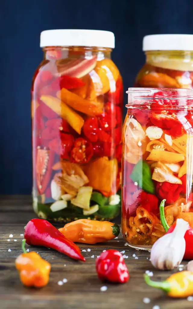 Piment confit cuisine créole Martinique