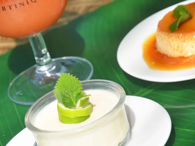 Blanc manger coco Recette Le Point de vue Sainte-Marie Martinique