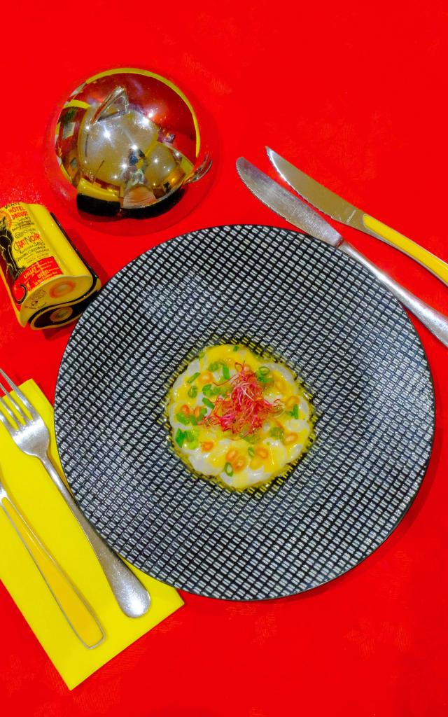 Carpaccio of scallops The Yellow Fort-de-France Martinique
