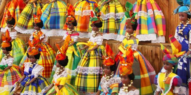 Stall Madras Doll Market Fort-de-france Martinique