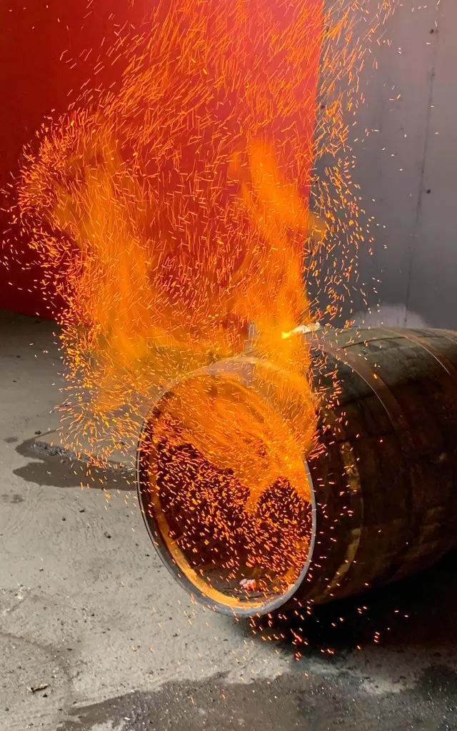 Brulage Fût Rhum Distillerie Jm Macouba Martinique