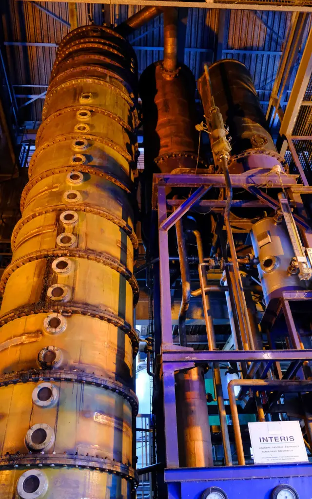 Colonne à distiller Distillerie Depaz Saint-Pierre Martinique