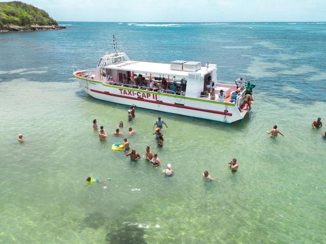 Bateau Taxi cap Sainte-Anne Martinique