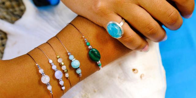 Bracelets et bague Bijonat Trois-Îlets Martinique