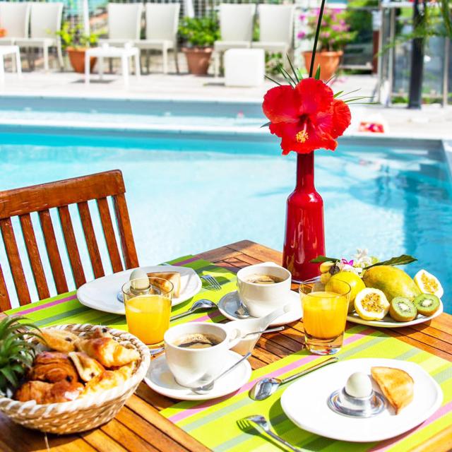 Restaurant Le Flamant Rose Hôtel Frégate Bleue François Martinique