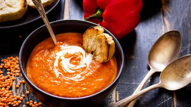 Soupe aux poivrons Recette Martinique