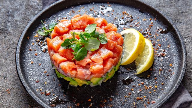 Tartare saumon avocat Recette Martinique