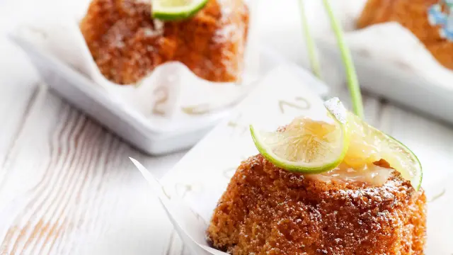 Mini-cakes au citron vert Recette Martinique