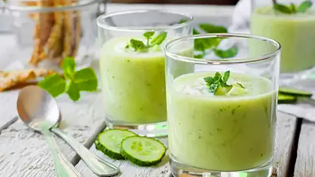 Soupe de concombre Recette Martinique