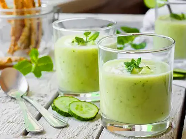 Soupe de concombre Recette Martinique