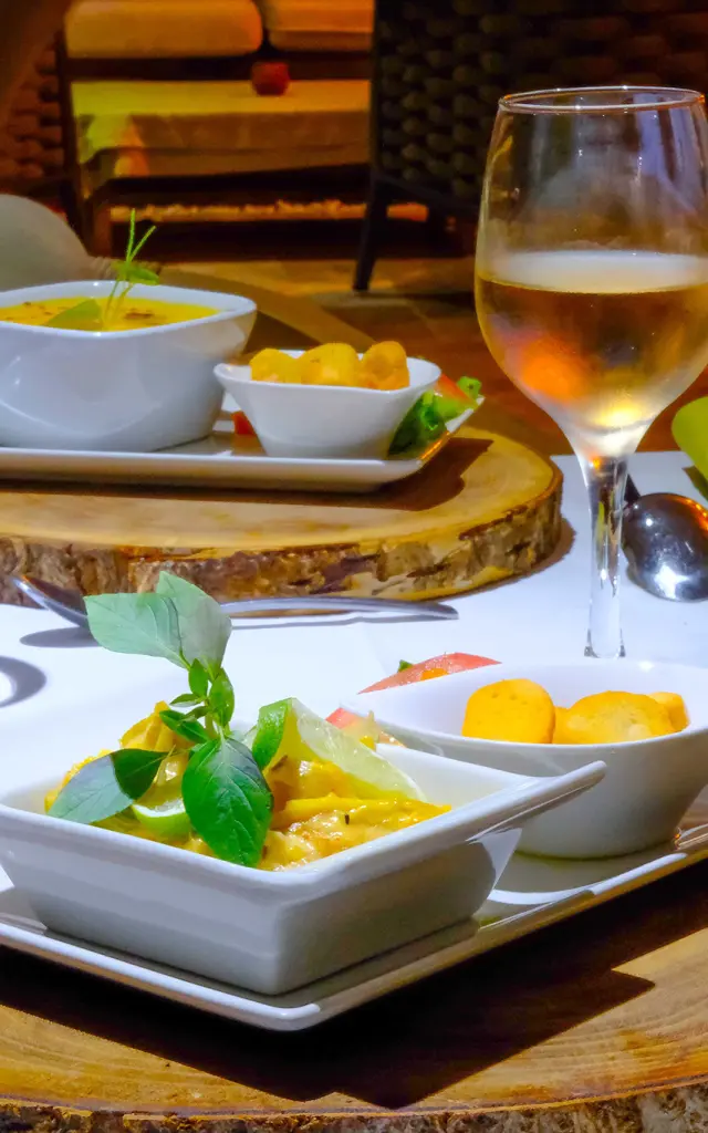 Restaurant La bulle gourmande Domaine des bulles Vauclin Martinique