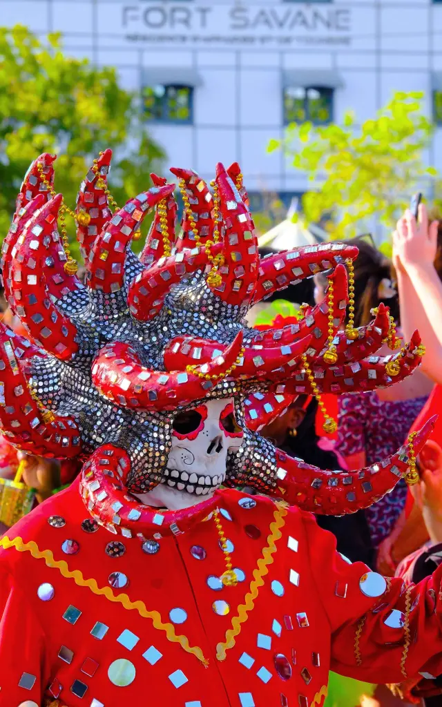 Diable rouge Carnaval Martinique