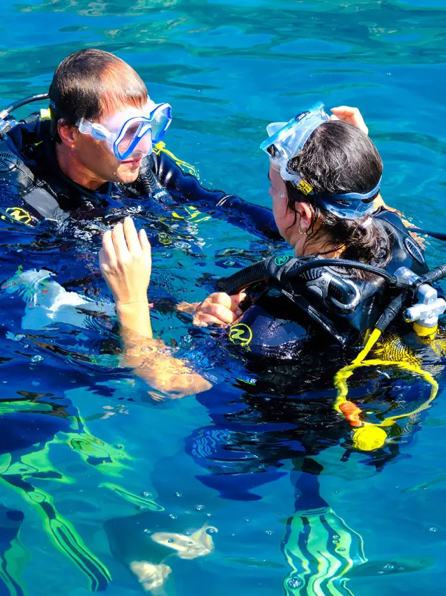 Baptême Club de plongée A Papa D'lo Saint-Pierre Martinique