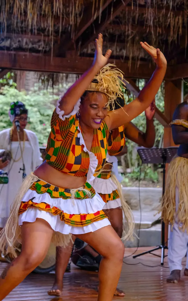 Spectacle de danse traditionnelle La Savane des Esclaves Les Trois-îlets Martinique