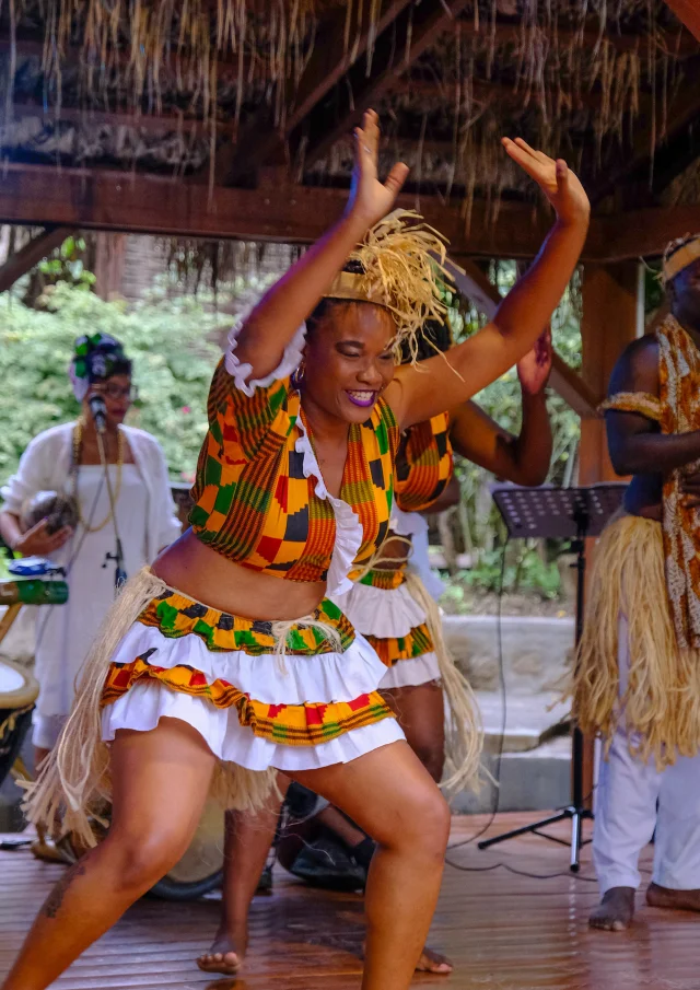 Spectacle de danse traditionnelle La Savane des Esclaves Les Trois-îlets Martinique