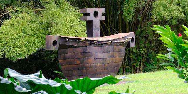 Jardinremarquable4 Habitationsaintetienne Rhumshse Grosmorne Martinique