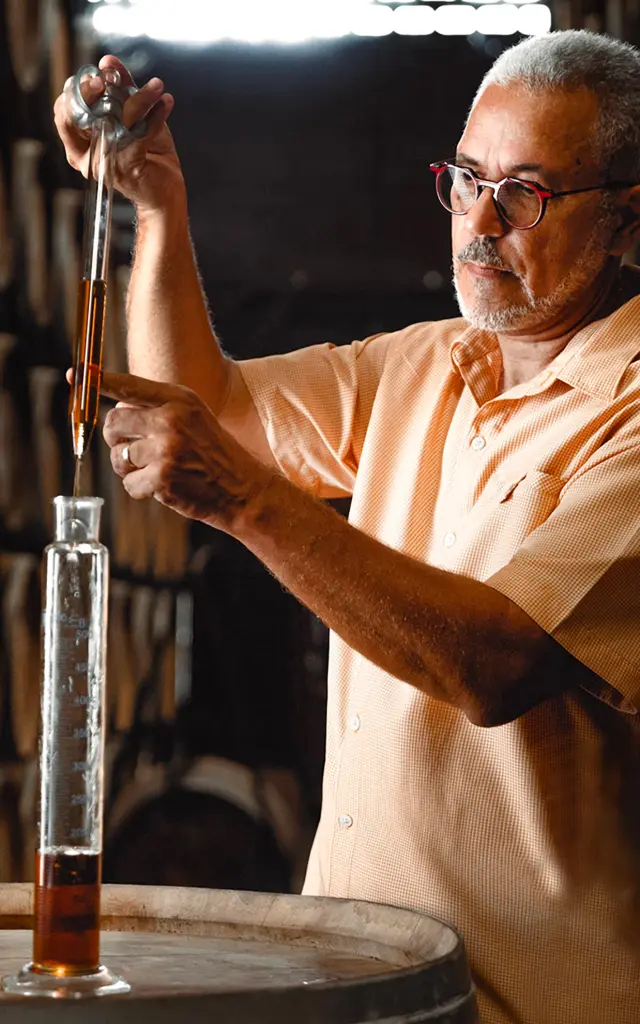 Daniel Baudin Maître de Chai Rhum Plantation Trois Rivières Sainte-Luce Martinique