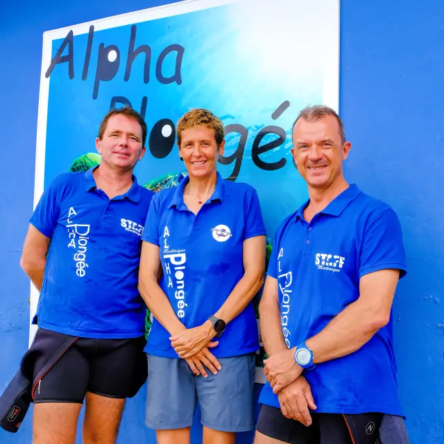 Alphaplongee Team Ansedarlet Martinique
