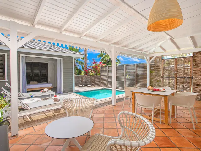 Chambre Master Pool Hôtel Plein Soleil**** François Martinique