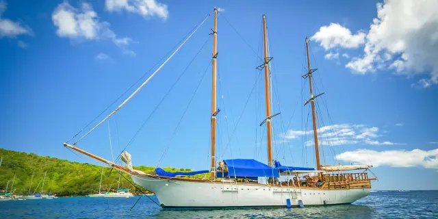 Trois-mâts goélette Le Toumelin Marin Martinique
