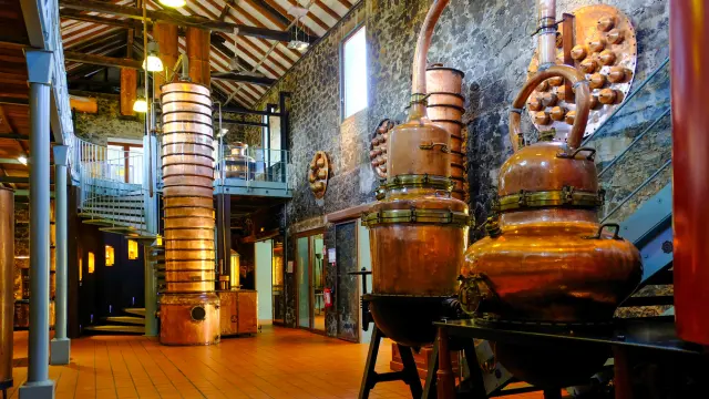 La maison de la distillation Distillerie Saint James Sainte-Marie Martinique