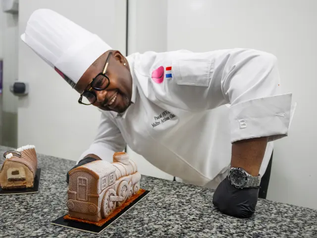 Pascal Feval Maitre artisan glacier Excellence Glaces Lamentin Martinique