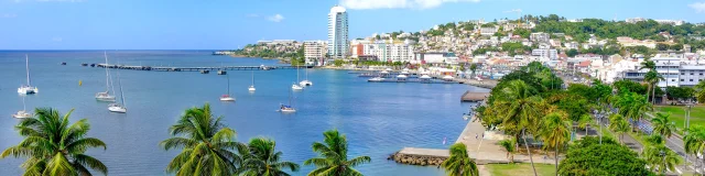 Plage de la Française Malecon Ville de Fort-de-France Martinique