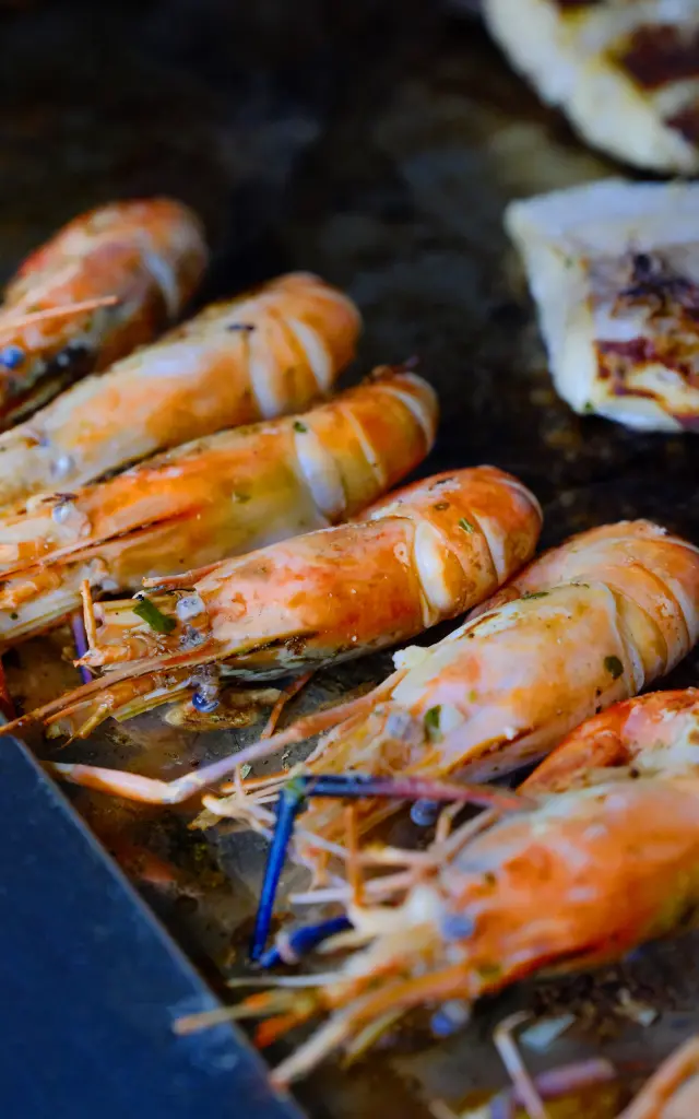Ouassous grillés Cuisine créole Restaurant Le Point de vue Sainte-Marie Martinique