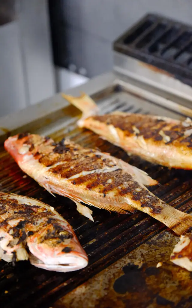 Poisson grillé Cuisine créole Restaurant Le Point de vue Sainte-Marie Martinique