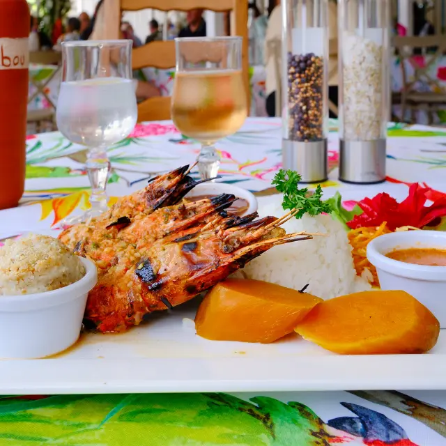 Écrevisses Restaurant Le Bambou Morne-Rouge Martinique